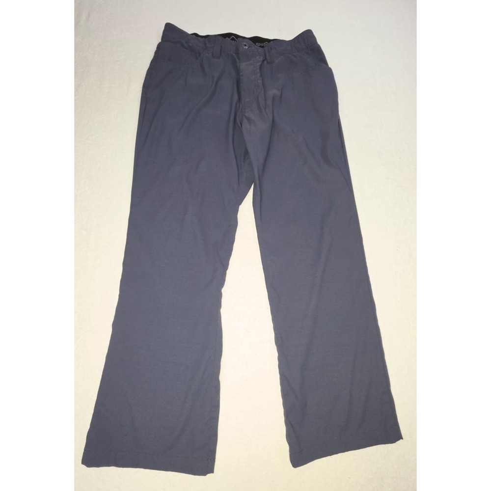 Eddie Bauer Men's 36x30 Stretch Travel Pants Gray